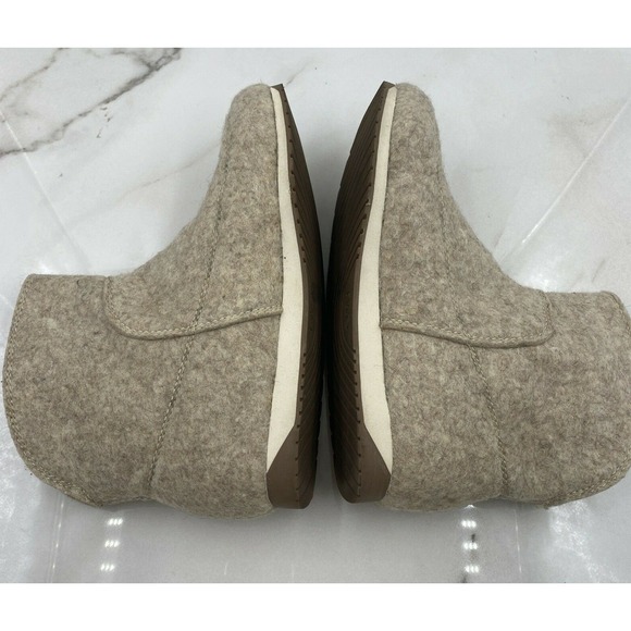 EMU Boots Womens Sz 8 Australia Shearling Style Brown Fabric Harper Mini - Picture 9 of 9